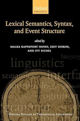 Syntax Lexical Semantics and Event Structure