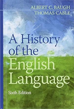 History of the English Language A