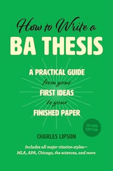 How to Write a BA Thesis Second Edition