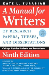 A Manual for Writers of Research Papers Theses and Dissertations