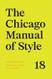 The Chicago Manual of Style 18th Edition