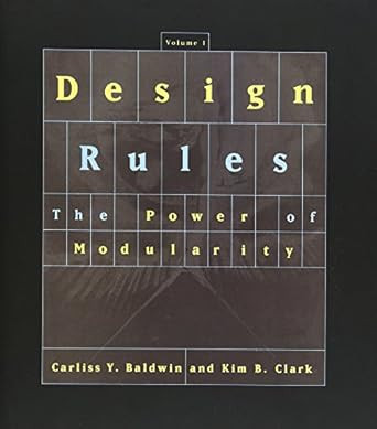 Design Rules Vol. 1: The Power of Modularity
