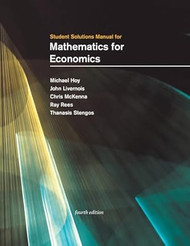 Student Solutions Manual for Mathematics for Economics fourth