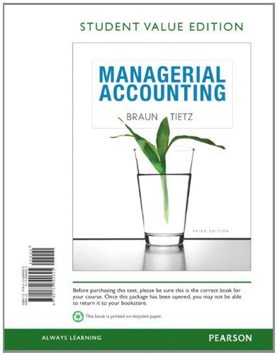 Managerial Accounting