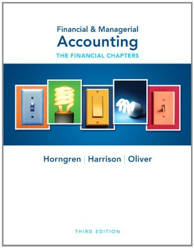 Financial And Managerial Accounting Financial Chapters
