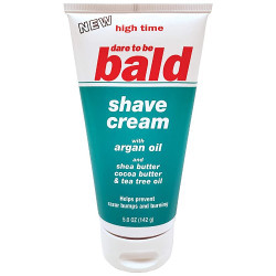 High Time Dare To Be Bald Shave Cream w/ Argan Oil 4.75 oz