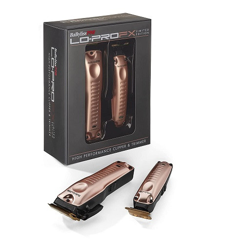 BaByliss PRO Lo-Pro FX Limited Edition High Performance Rose Gold Clipper &  Trimmer