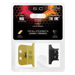 Stylecraft Gold Titanium X-Pro Wide "The One" Trimmer Blade Set