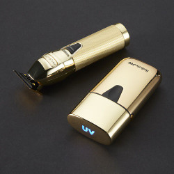 BaByliss Pro LimitedFX GoldFX Trimmer & UVFoil Single-Foil Shaver Combo