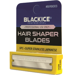 Black Ice Hair Shaper Razor Blades 60 pc