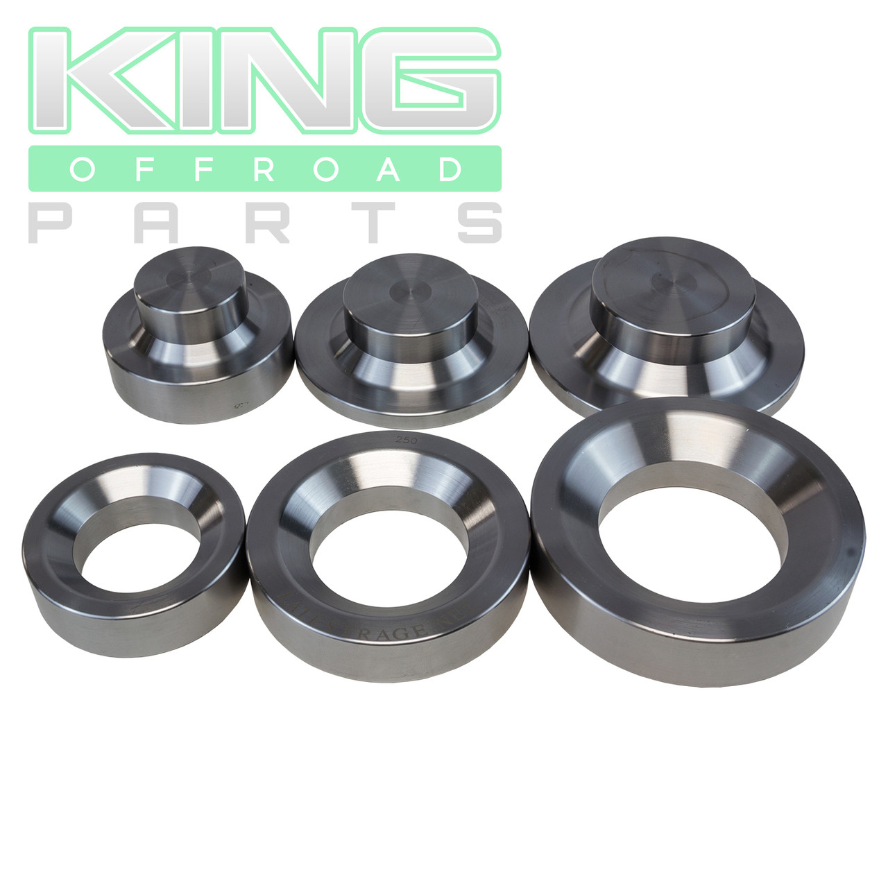 3 PIECE LARGE DIMPLE DIE SET King Off Road Parts