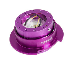 NRG 2.5 STEERING WHEEL QUICK RELEASE PURPLE BODY WITH PURPLE RING 