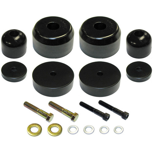 Jeep Bump Stop Kit Front Poly Jeep TJ/LJ/XJ/MJ Currie Enterprises