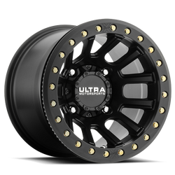 ULTRA MOTORSPORTS 15 X 10" UTV BLACK BEADLOCK WHEEL 4 X 115 -19 OFFSET