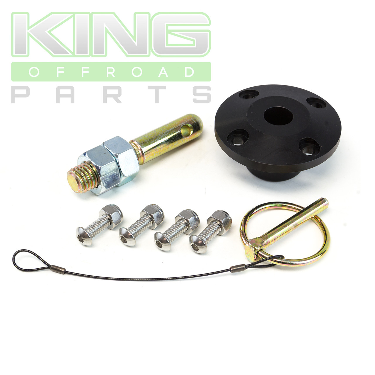 HOOD PIN KIT FOR FIBERGLASS HOODS King Off Road Parts