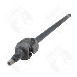 Yukon 1541H replacement right hand assembly for Dana 44, '76-'79 Ford with 30 splines. The inner axle measures 33.9 inches and the axle measures 43.6 inches overall. Yukon 1541H alloy axles offer a strength increase over stock while retaining a low cost. Yukon 1541H alloy front axles come with a one year warranty against manufacturing defects.