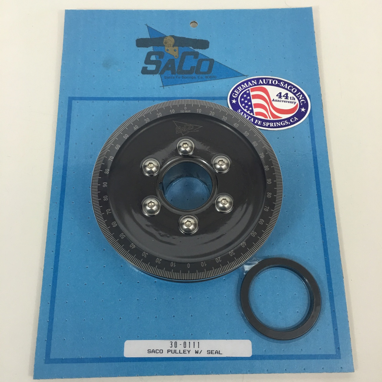 Saco performance vw crank shaft power pulley for machine sand seal