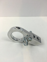 polished clamp on fold down whip mount for 1.5" tubing 