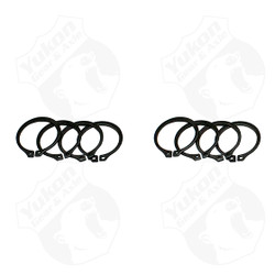 (4) Full Circle snap rings, fits Dana 60 733X U-joint with aftermarket axle.