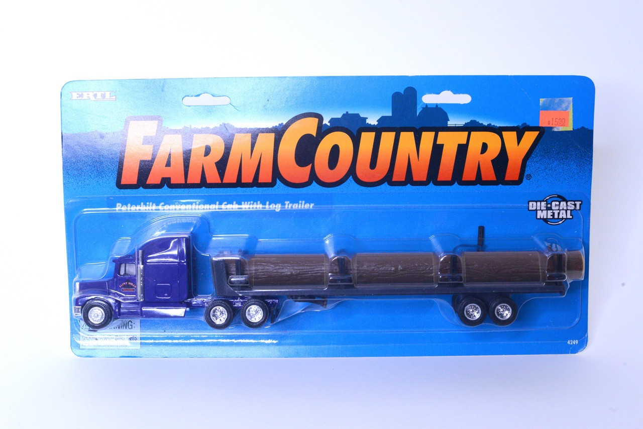 peterbilt log truck toy