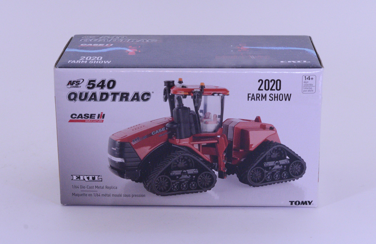 ERTL 1:64 *2020 FARM SHOW EDITION* CASE IH 540 QuadTrac Tractor BLACK CHASE NIB 