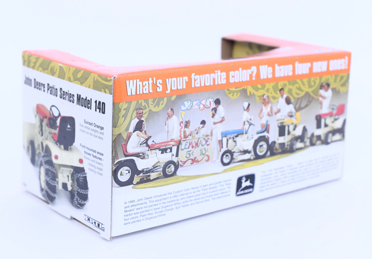 1/16 John Deere Patio Series 140 With Snow blower Windy Hill - Main Image