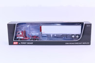 1/64 DCP Peterbilt 352 COE 86" Sleeper with refrigerated trailer