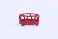 1/64 Metal Round Bale Feeder - Red