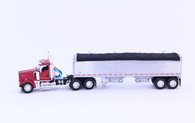1/64 Kenworth W900 Day Cab with wilson 34FT pacesetter Red/Chrome