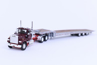  1/64 Mack Super Liner with Talbert Tri Axel trailer Santucci Construction