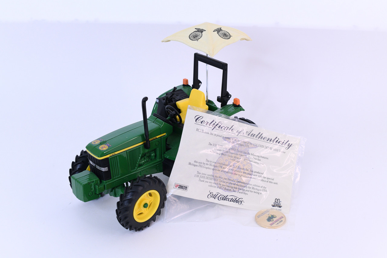 JOHN DEERE 6410 TRACTEUR AVEC BARGE WAGON ET DISQUE, ECHELLE 1/32 - CAMIONS, ARMES ET SUPERHÉROS