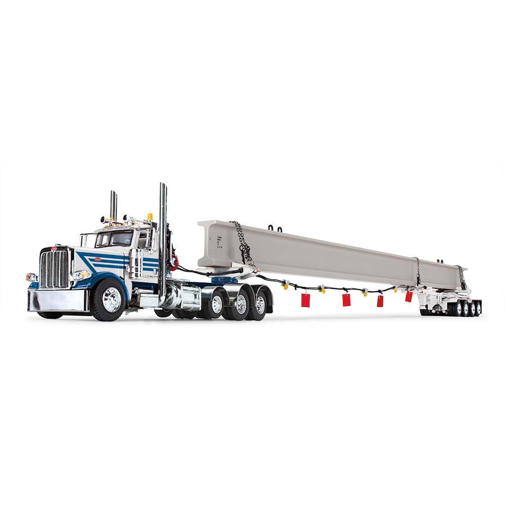 1/64 DCP Peterbilt 389 tri-axle day cab/ERMC 4-axle Hydra