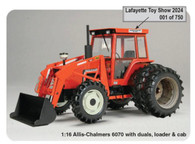 1/16 Allis Chalmers 6070 with loader - 2024 Lafayette Toy Show Tractor