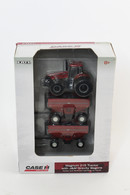 1/64 Case IH Magnum 215 Tractor With J&M Gravity Wagons