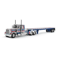 1/64 DCP Bicentennial Patriot Peterbilt 359 36" with 48" Utility flatbed
