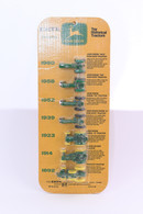1/64 John Deere 7 Piece Historical Set on Yellow Card