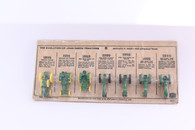 1/64 John Deere 7-Piece Historical Set on Evolution Card with Metal Fenders