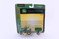 1/32 John Deere X485 Lawn & Garden Tractor Mower with Cart