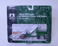 1/64 Oliver 88 with Mounted Picker and Wagon