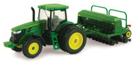 1/64 John Deere 7215R Tractor with 1590 Grain Drill