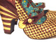Irregular Choice Checkered gold Mary Janes 6.5