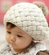 Berky Boo Finn Hat- Knitted Pom Pom Hat- Cream
