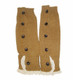 Berky Boo- Harper Legwarmers- Knitted Legwarmers with buttons and lace trim