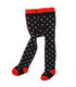 Berky Boo Bella Tights- Black Red polka dot