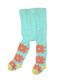 Berky Boo Bella Tights- Pale Blue with Orange flowers