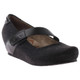 OTBT Salem Mary Jane Wedge- black fabric