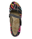 OTBT Salem Mary Jane Wedge- black multi color fabric