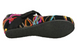 OTBT Salem Mary Jane Wedge- black multi color fabric