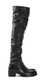 Side View: Women's Shoes, Boots, Jeffrey Campbell Sergeant, Over the knee boot, Black, chunky heel