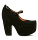 Women's Shoes, Jeffrey Campbell Stunner, Black Suede Mary Jane, Platform high heel